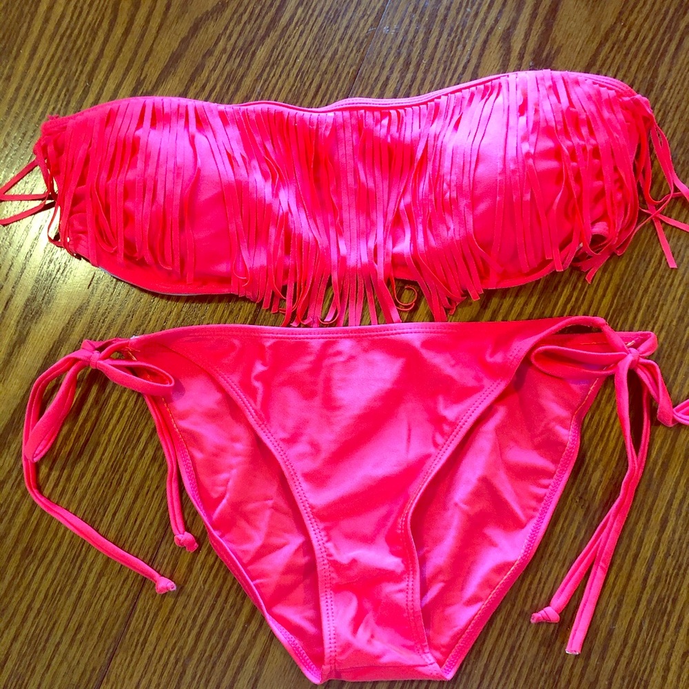Fringe bikini set